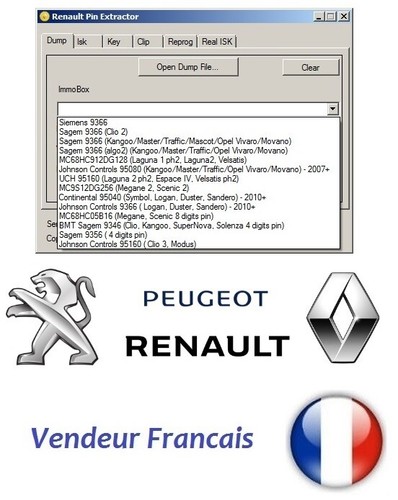 Renault pin extractor psa - extractor, v2