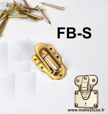 Fermoir FB-S laiton massif - Luxe malle vintage louis vuitton goyard trunk brass