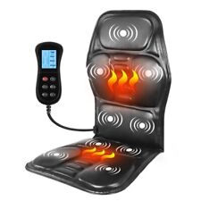 Masseur de Dos Electrique Vibrant Chaise de Massage pour Douleurs Lombaires Cou