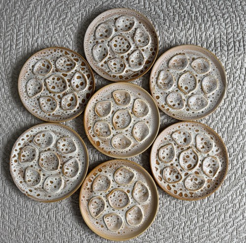 Lot assiettes huitres - 8,