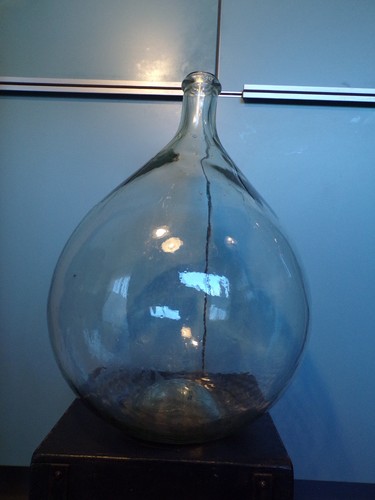 Ancien bonbonne verre soufflé - ancien,