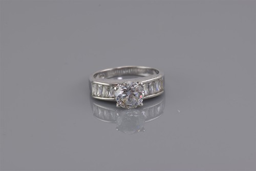 Sterling silver 7mm cubic - 7mm,
