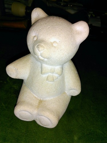 Sculture ourson pierre marbell - sculture,