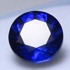Naturel Rare Certifié 6x6 MM Ceylan Saphir Bleu Rond non Chauffé Ample Gemmes