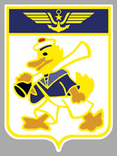 AUTOCOLLANT BLASON AERONAVALE FLOTTILLE 12 F 12F FORCE MARITIME STICKER AV099