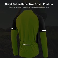Maillot De Vélo Homme Manche Longue Respirant Pour VTT Taille XL
