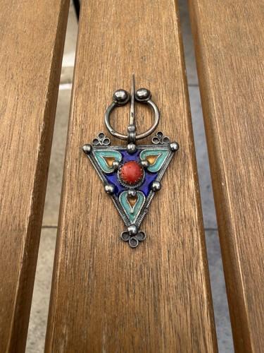 Fibule kabyle algérie argent - fibule,