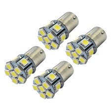 4x Bright White 1156 BA15S RV