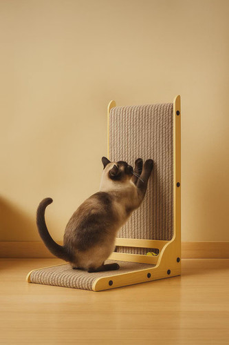 Interactive cat scratcher
