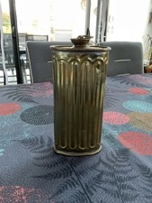 Ancienne Bouillotte / Chaufferette Vintage Ovale en Laiton