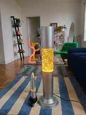 Lampe paillettes lava - a,