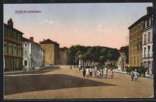Cpa wich lothringen vue de - vue,