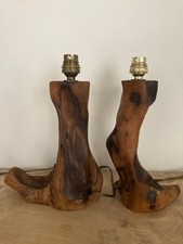 PAIRE DE LAMPES SCULPTURE