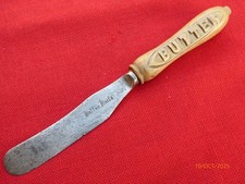 couteau ancien à beurre art populaire