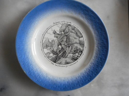 Assiette parlante moulin des - ,