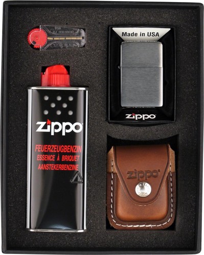 Zippo lot chrome brossé - zippo,