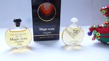 LOT de 2 miniatures MAGIE NOIRE Anciennes de LANCOME pleines + 1 boite VINTAGE
