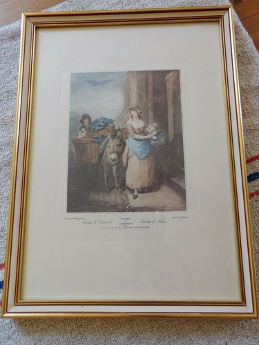 Gravure ancienne anglaise - ancienne,