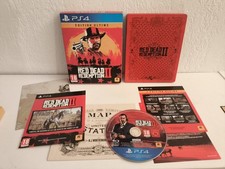 PlayStation 4 PS4 Game Red Dead Redemption 2 Steelbook FR AU INCLUDES MAP