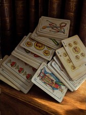 Jeu de cartes ancien vintage