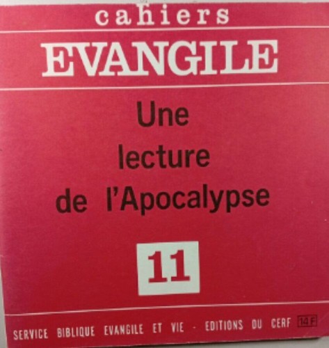Cahiers évangile une lecture - cahiers,