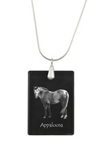 Appaloosa collier en cristal avec un cheval Art-Dog