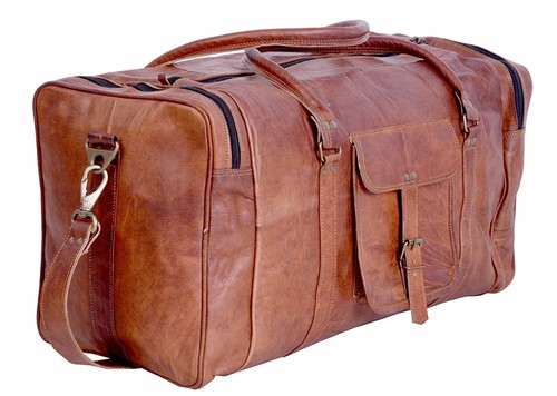 Sac voyage vintage cuir - de, en