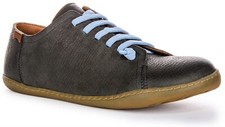 Camper Peu Simplicity Semelle En Cuir Pour Hommes En Gris UK 6 - 12