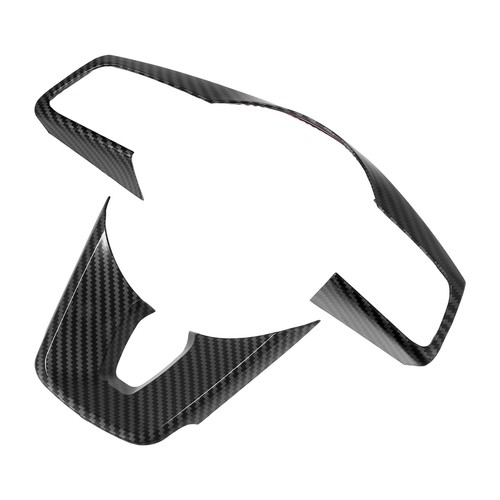 2pcs carbone fibre motif noir - carbone,