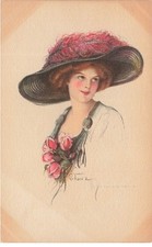 Fantaisie - Femme avec Chapeau