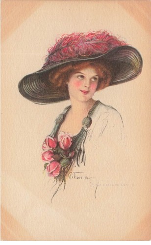 Fantaisie femme avec chapeau - femme,