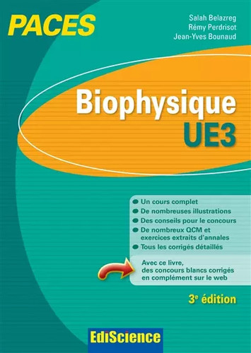 Biophysique ue3 paces 3e - ue3,
