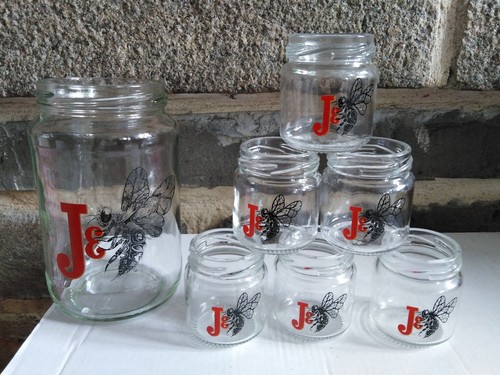 Lot grands verres pot b - lot, j&b