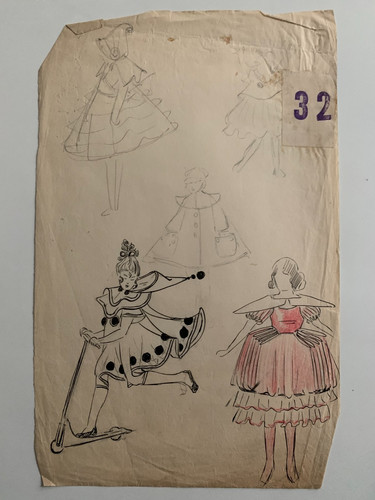 Dessin original costume - original,