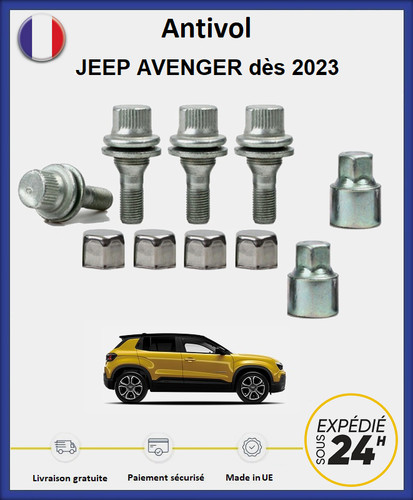 Antivols roues jeep avenger - antivols,