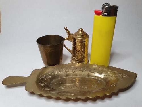 Lot petits objets cuivre - petits,