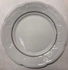 Lot1 De 6 Assiettes Plates En Haute Porcelaine Du Berry L. LOURIOUX D 25 Cm