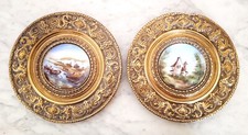 Paire d' Assiettes cerclage