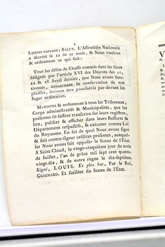 Livre ancien lettres roi - livre,