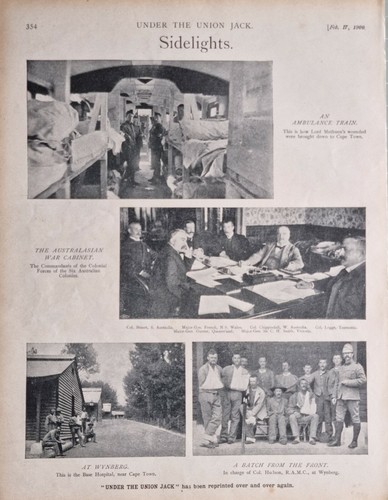 1900 imprimé guerre des - 1900,