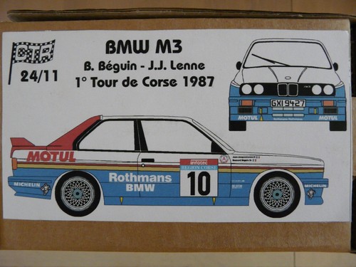Maquette voiture ctr ref - 1/24,