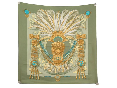 Vintage foulard hermes mexique - vintage,