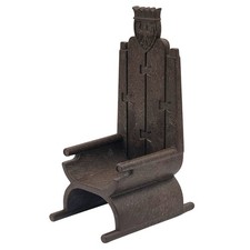 Playmobil trône marron foncé 4 accroches château médiéval lâche