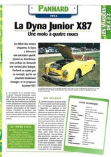 Document PANHARD LA DYNA JUNIOR X87 / 2 Pages