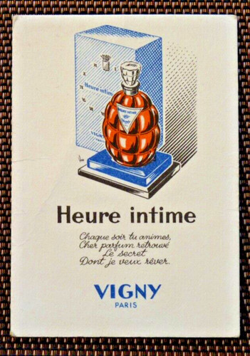 Carte parfumée heure intime - parfumÉe,