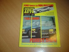 Europe Auto N° 23 Peugeot