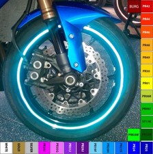 BLUE REFLECTIVE WHEEL STRIPES
