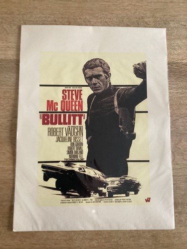 Affiche cinéma repro bullitt - repro,