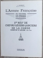 L. ROUSSELOT: Planche N° 88 - 2e Rég. de Chevau-Légers-lanciers 1810-1815 - 1981