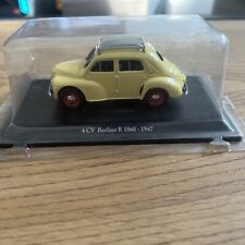 1/43 ELIGOR HACHETTE VOITURE BERLINE VITREE RENAULT 4CV R 1060 1947 C6